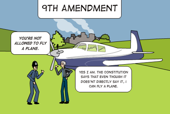 9th amendment examples